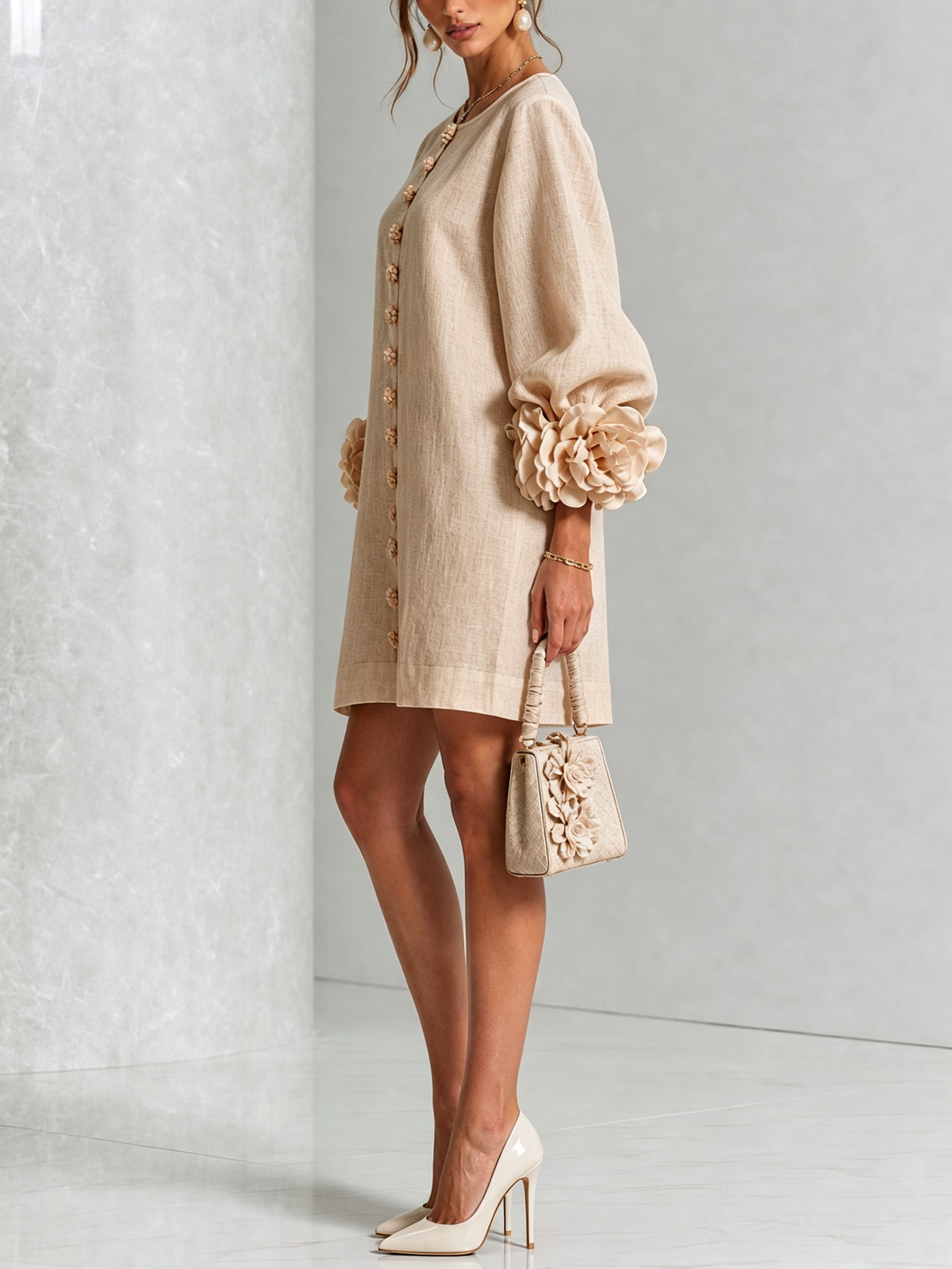 Christine | Mini-robe boutonnée