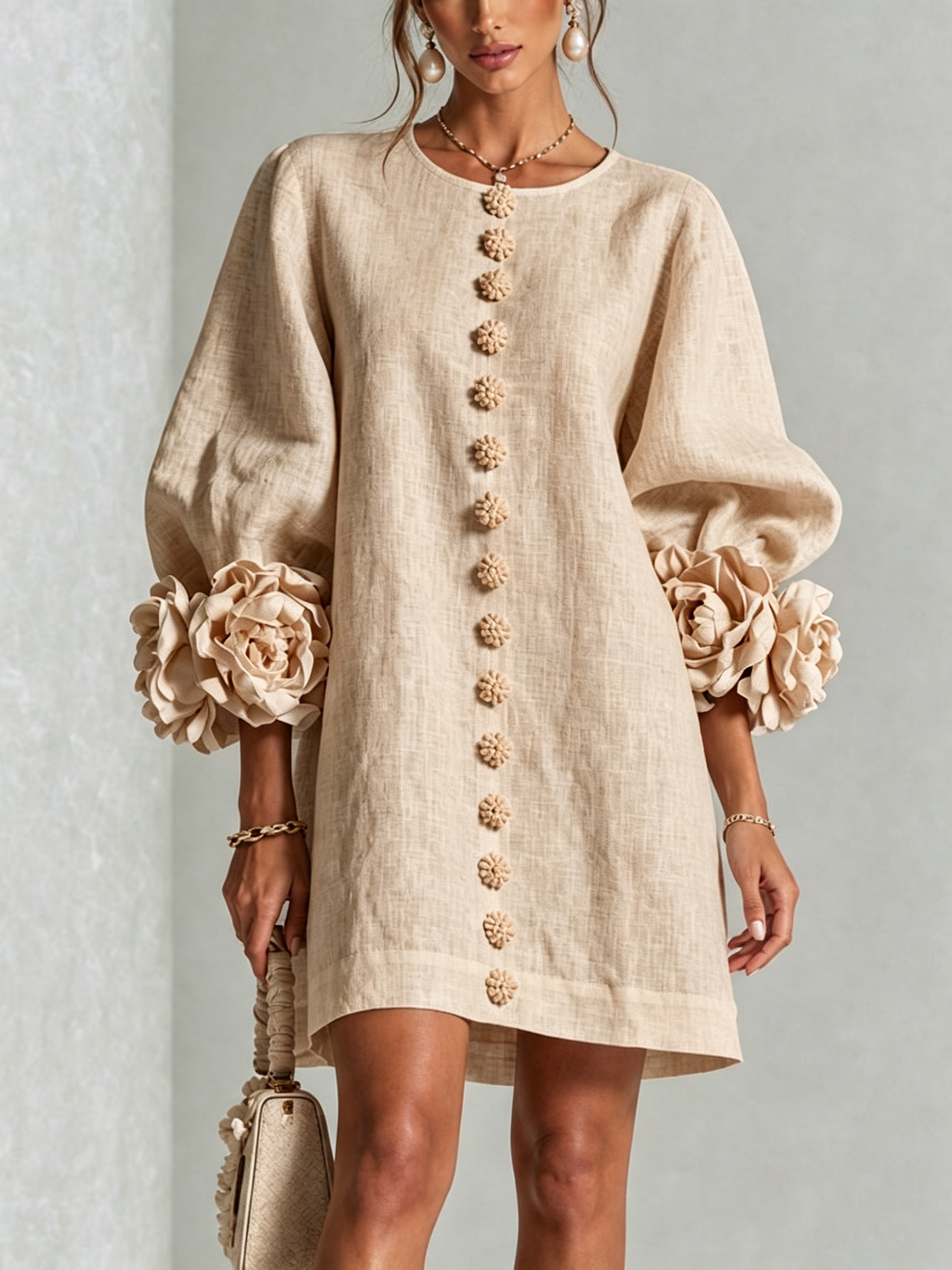 Christine | Mini-robe boutonnée