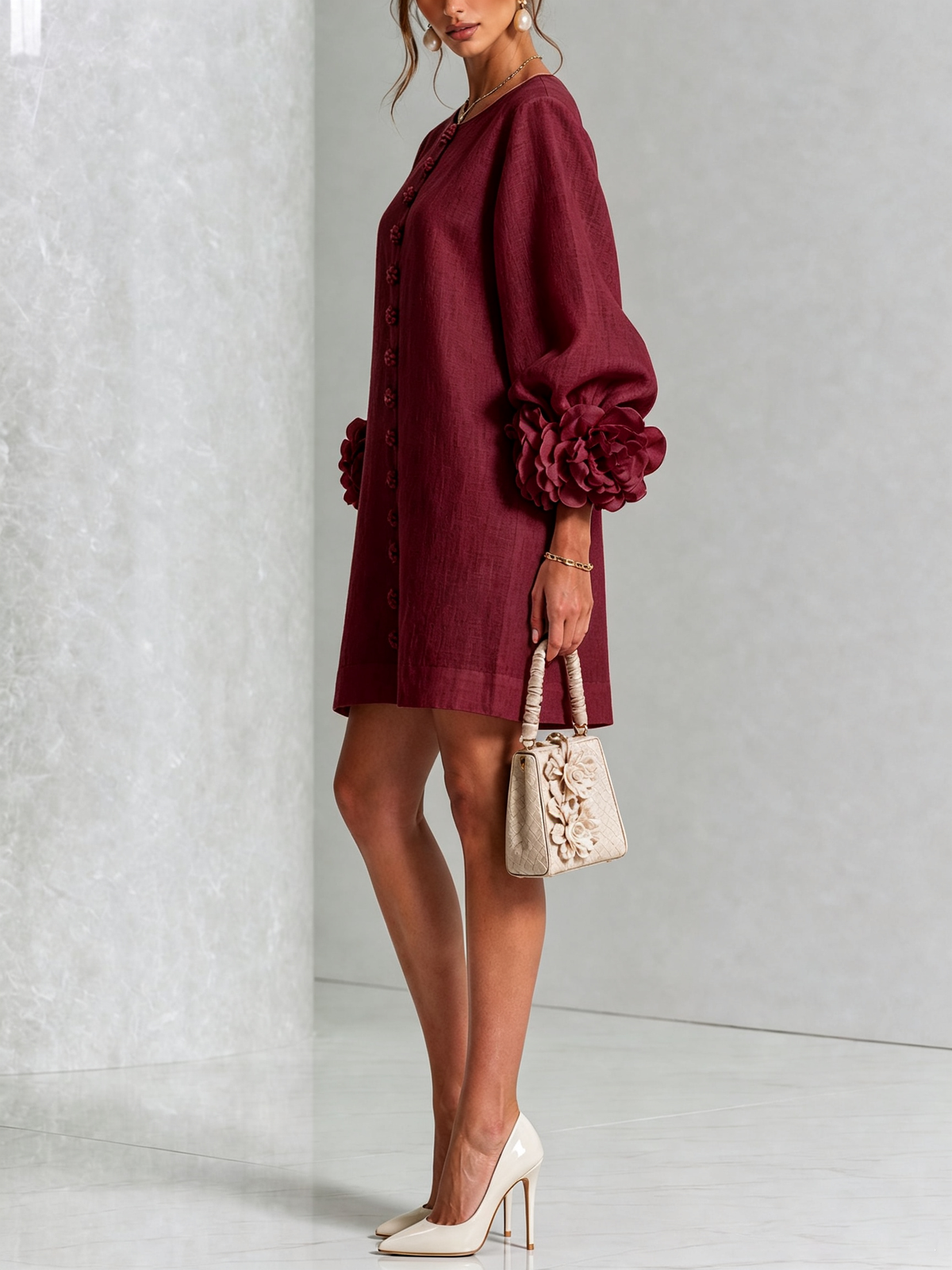 Christine | Mini-robe boutonnée