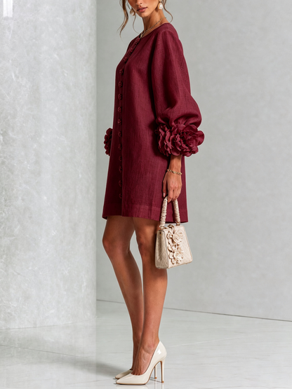 Christine | Mini-robe boutonnée