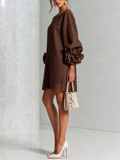 Christine | Mini-robe boutonnée