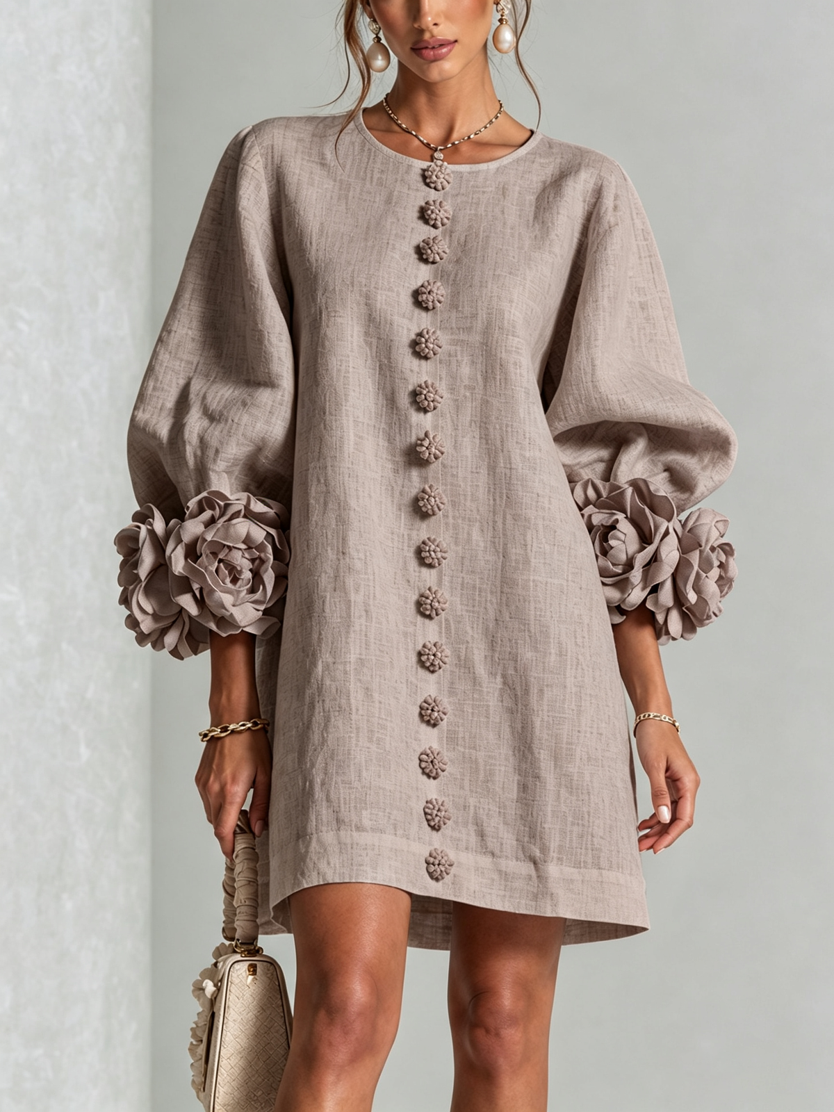 Christine | Mini-robe boutonnée