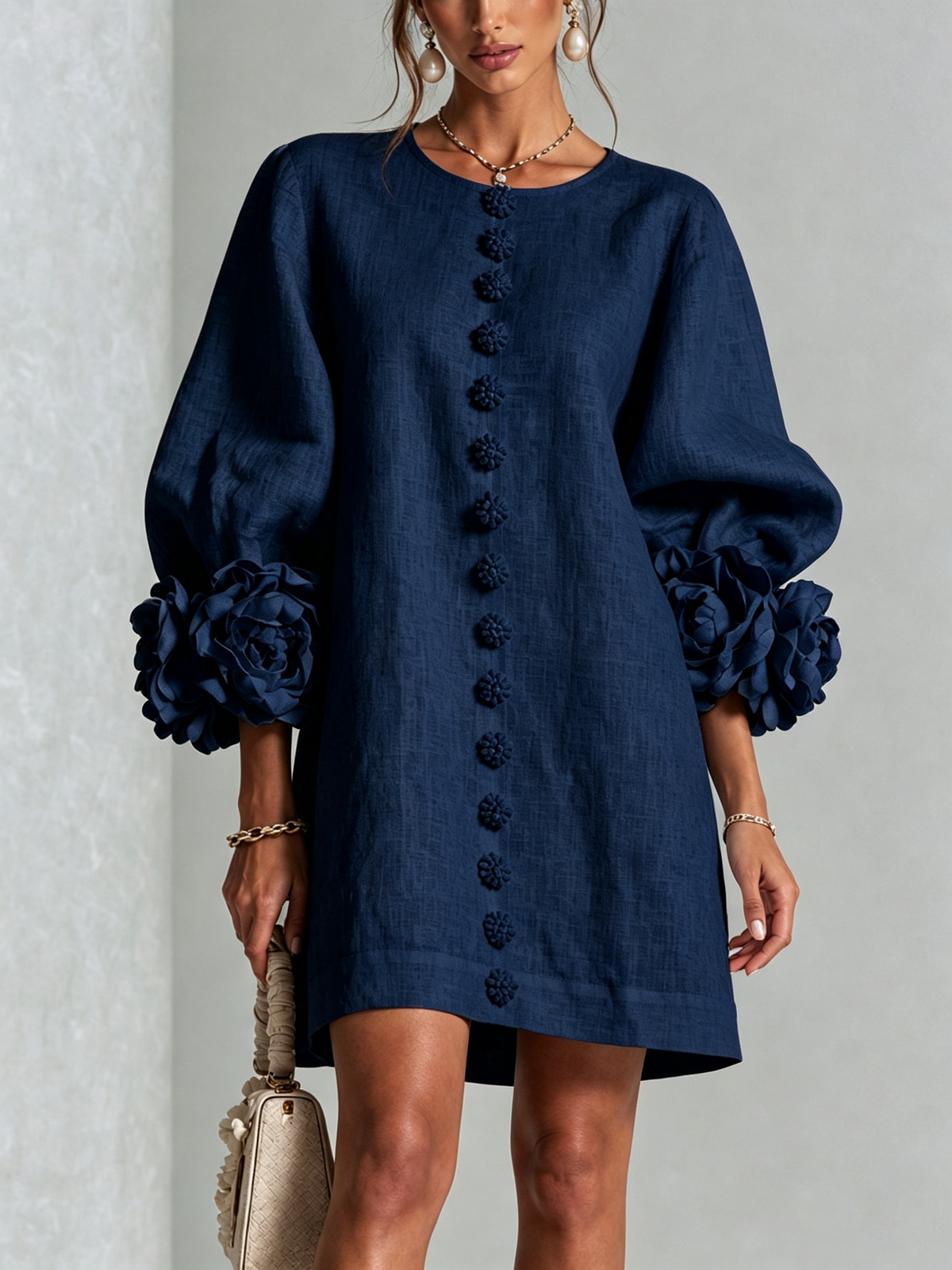 Christine | Mini-robe boutonnée