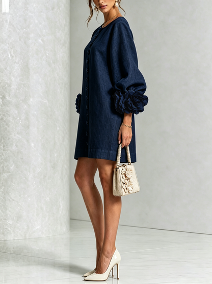 Christine | Mini-robe boutonnée