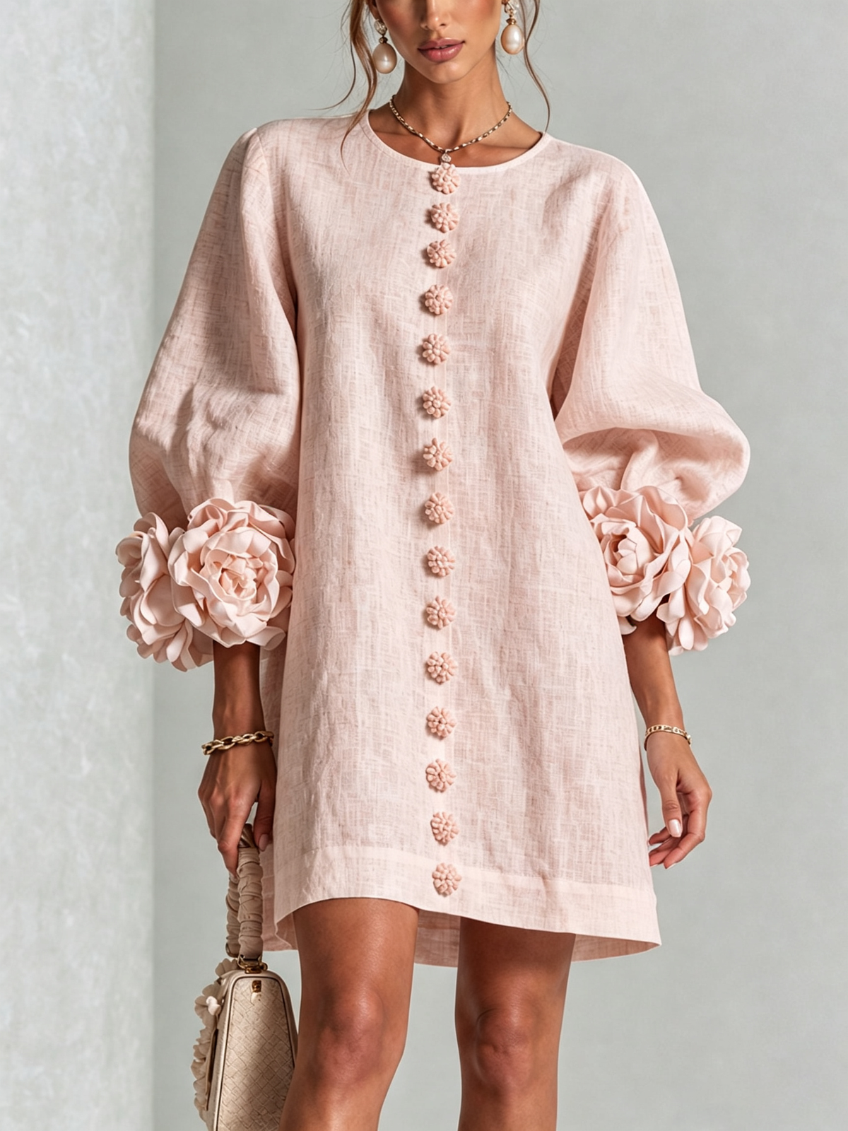 Christine | Mini-robe boutonnée