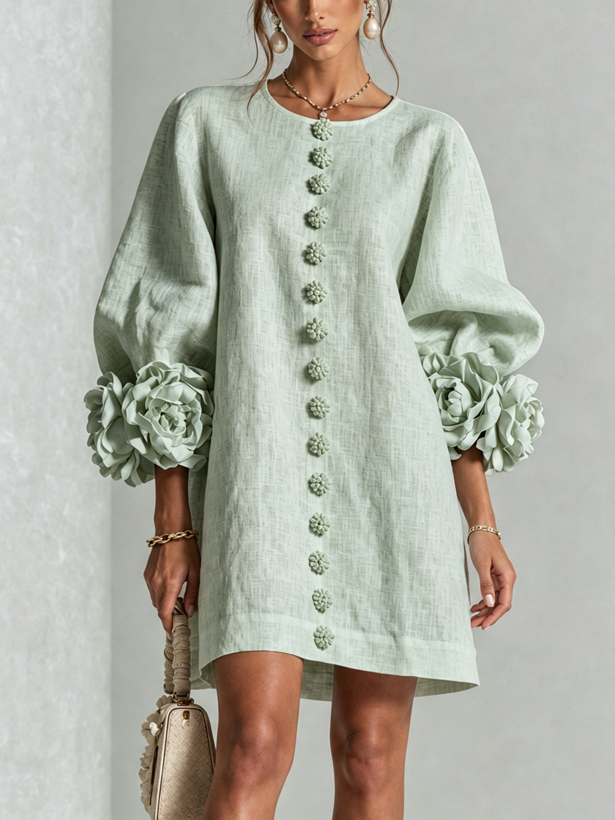 Christine | Mini-robe boutonnée